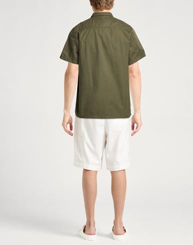 Man Shirt Military green Size M Cotton