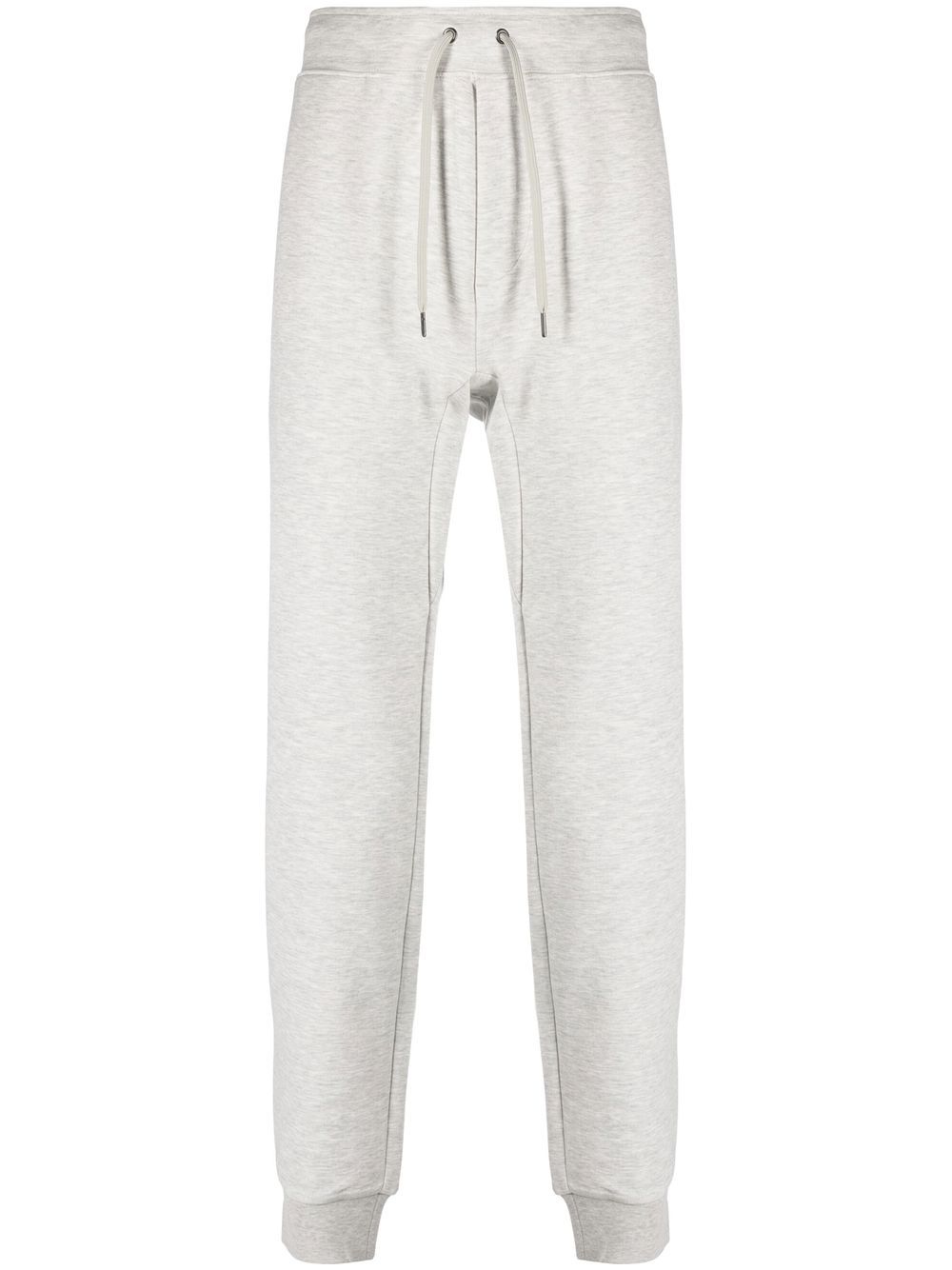 Logo-debossed track pants - Grey