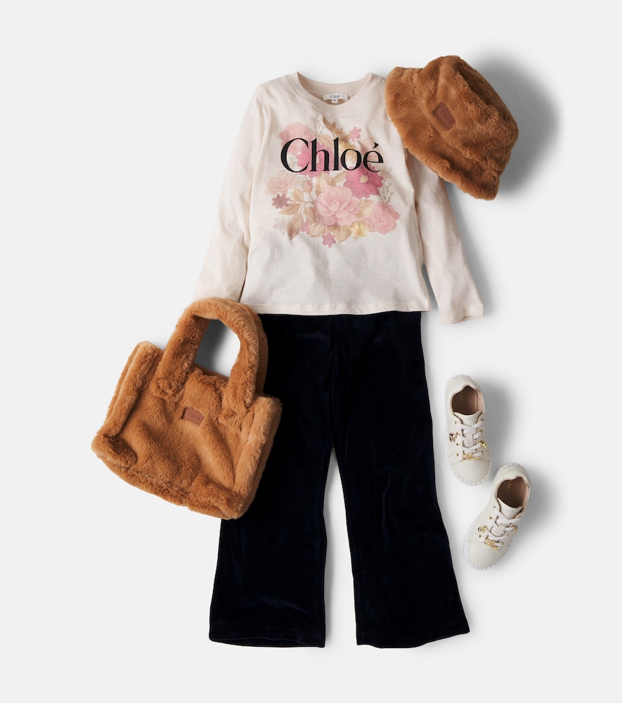 Chloé Kids Logo tote bag