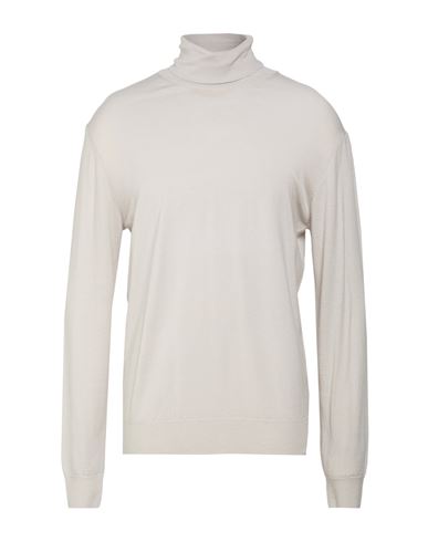 Man Turtleneck Light grey Size 3XL Virgin Wool