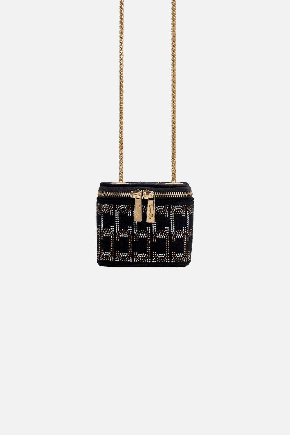 Mini Box Bag Solid Black