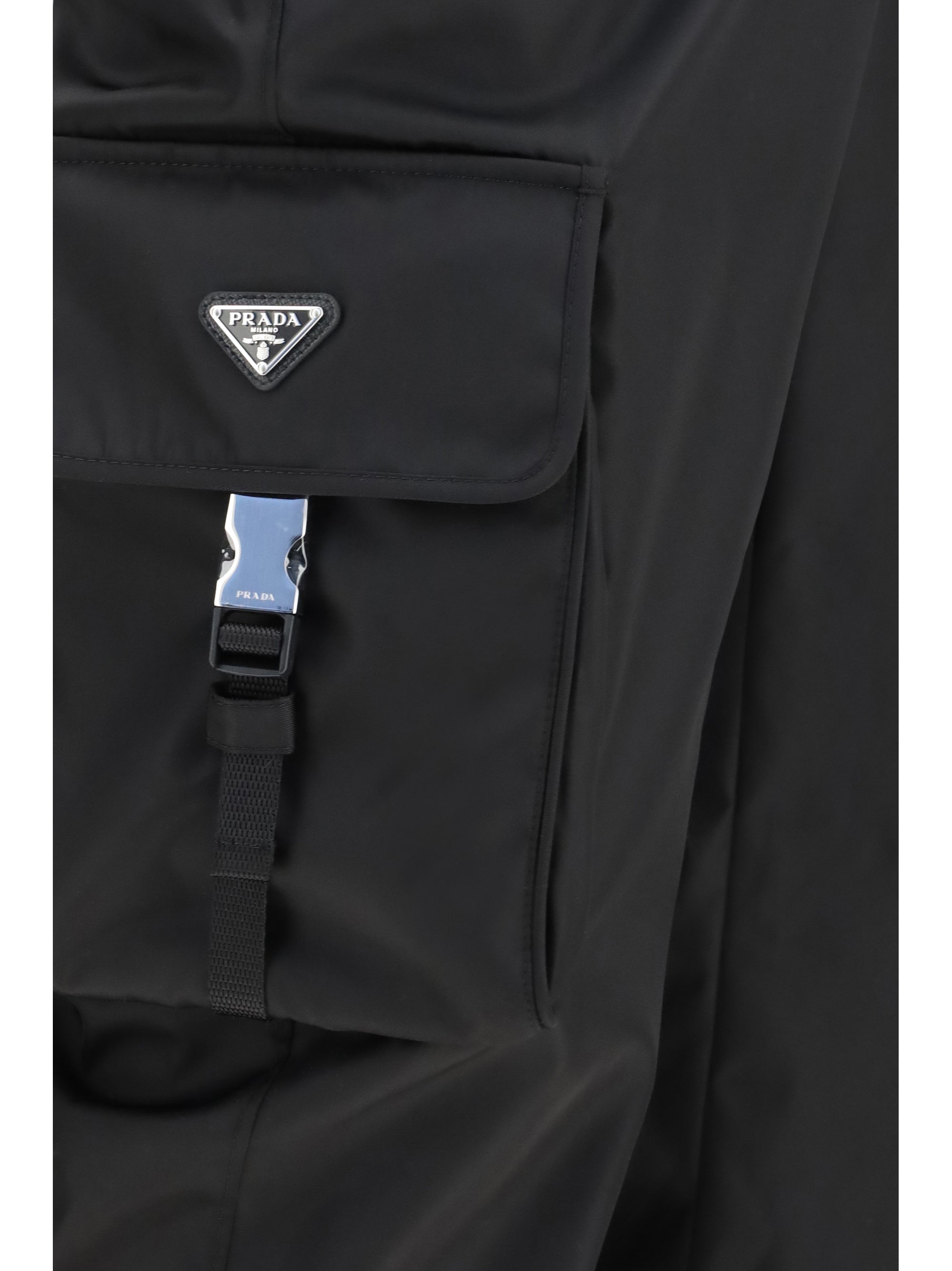 Re-Nylon Cargo Pants — Black