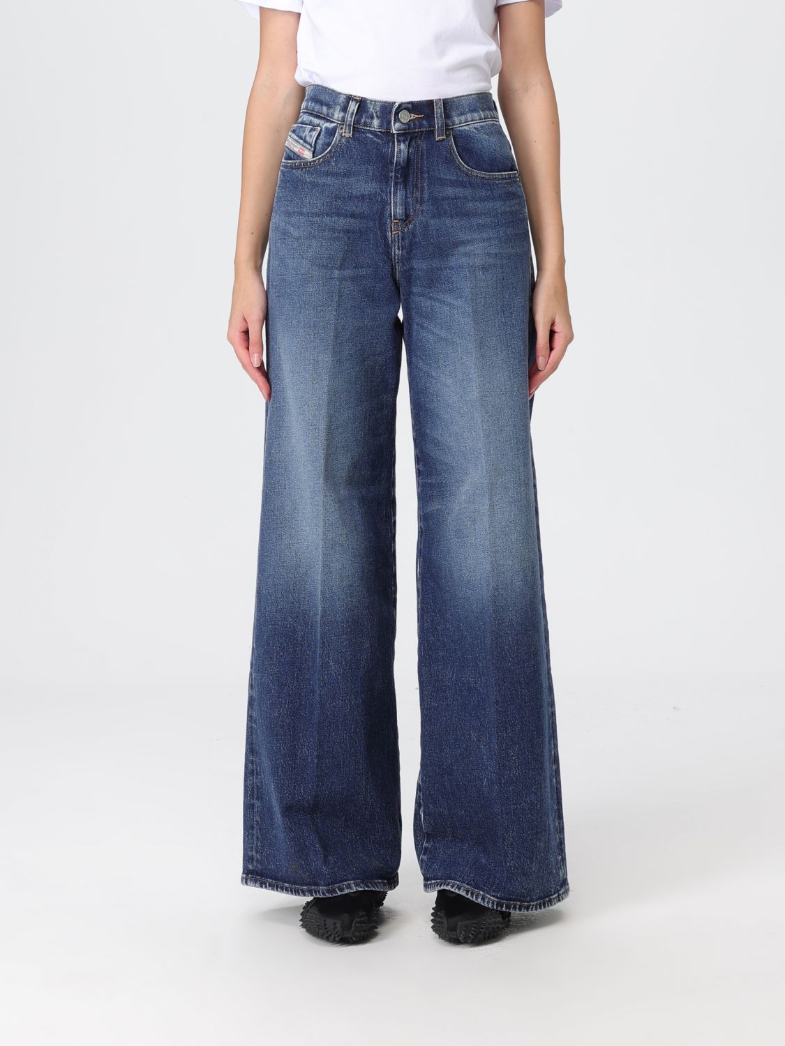 Jeans Woman color Denim