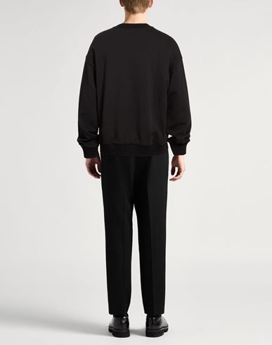 Man Sweatshirt Black Size L Cotton