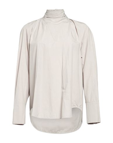 Woman Top Light grey Size 10 Cotton