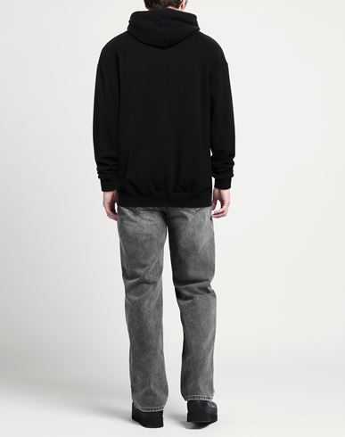 Man Sweatshirt Black Size L Cotton