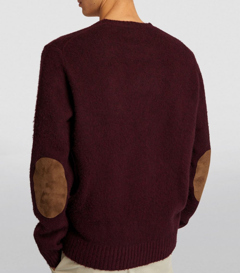Wool-Cashmere Crew-Neck Sweater