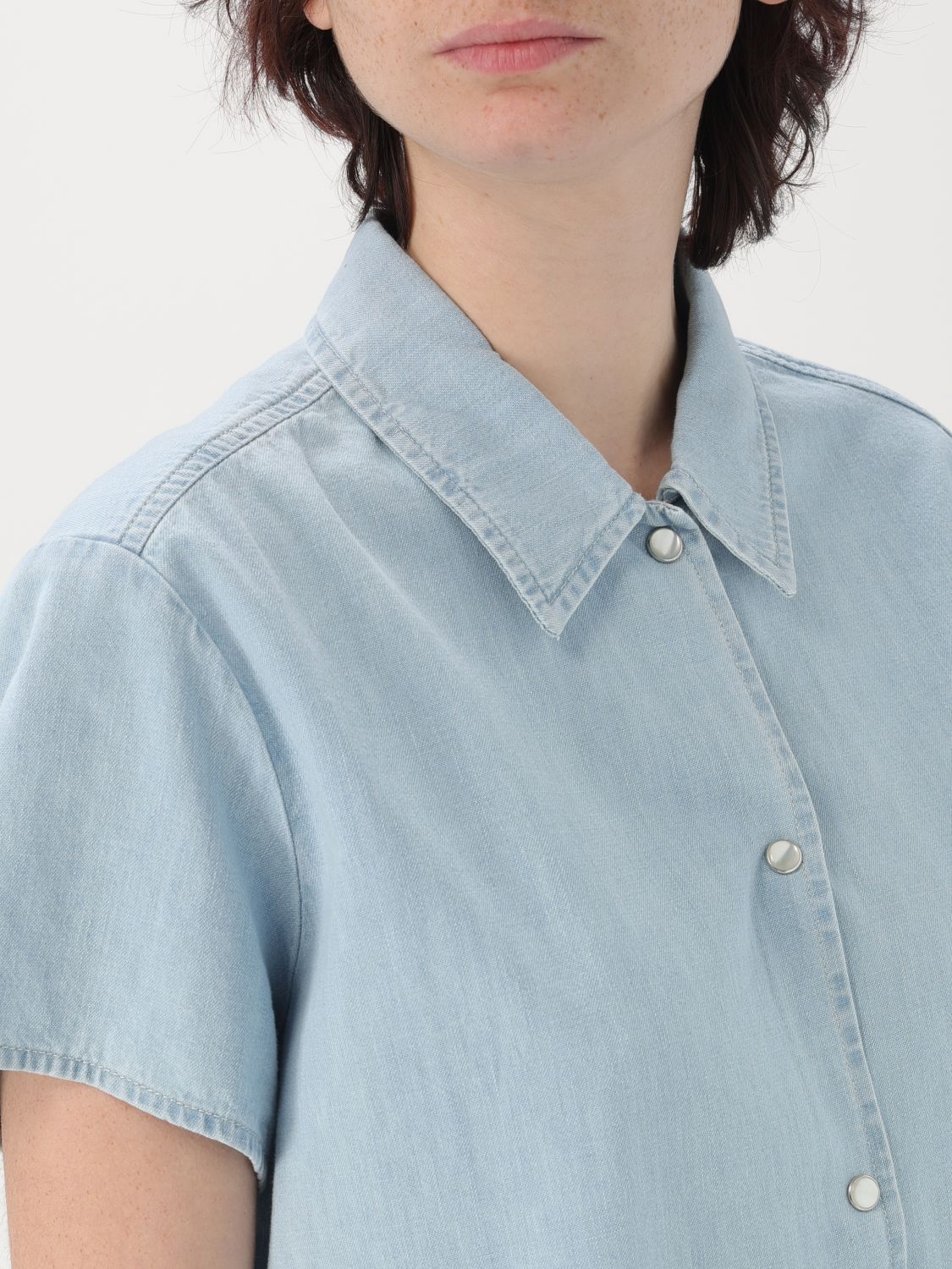 Shirt A. P.C. Woman color Gnawed Blue