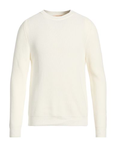 Man Sweater Cream Size 40 Cotton
