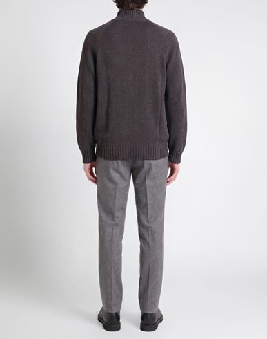 Man Cardigan Grey Size XXL Merino Wool