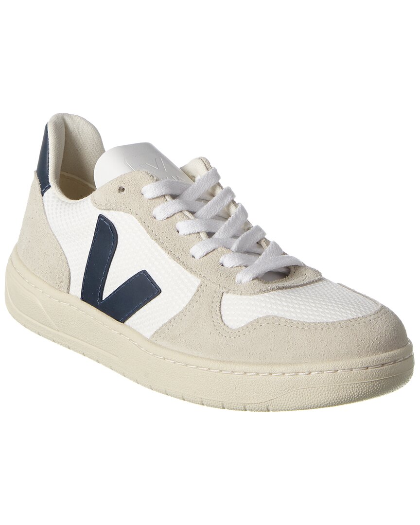 V-10 Suede-Trim Sneaker