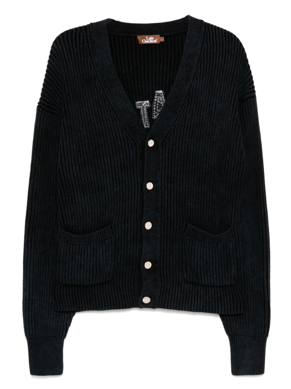 Stain Shade V-neck cardigan - Blue