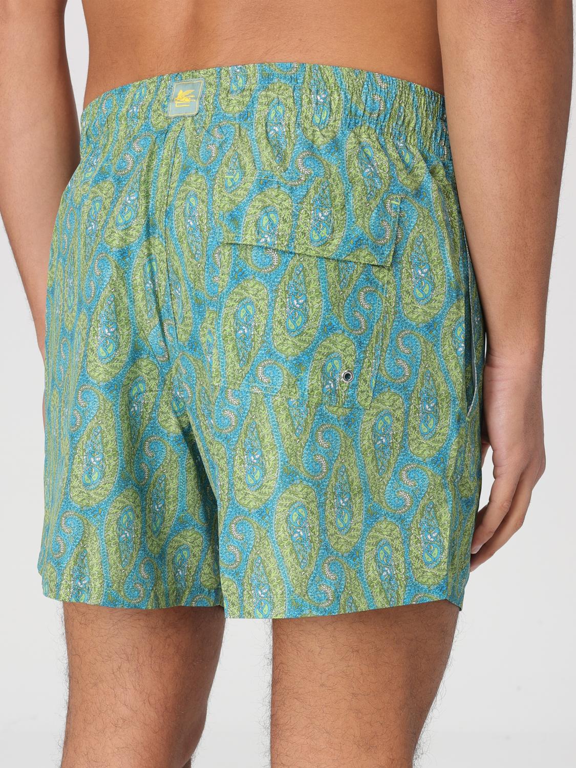 Swimsuit Men color Green