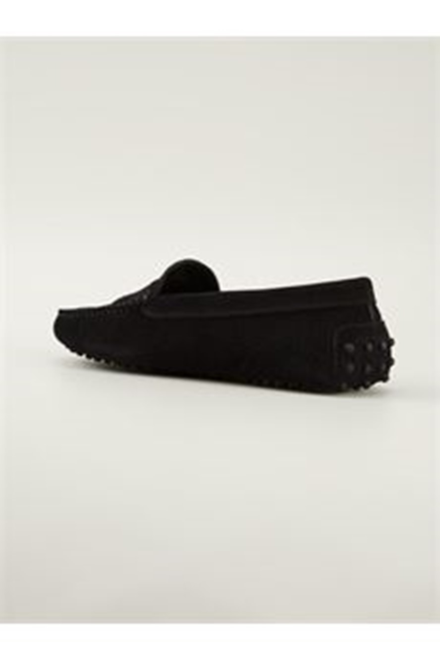 Moccasin suede loafers