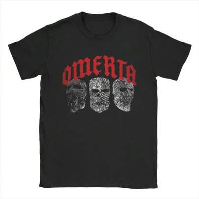 COOL SUMMER OMERTA 47 Men's T-Shirt Women's Cotton Humor T-Shirt Crew Neck Monkey T-Shirt T-Shirt Short Sleeve Top New Arriva