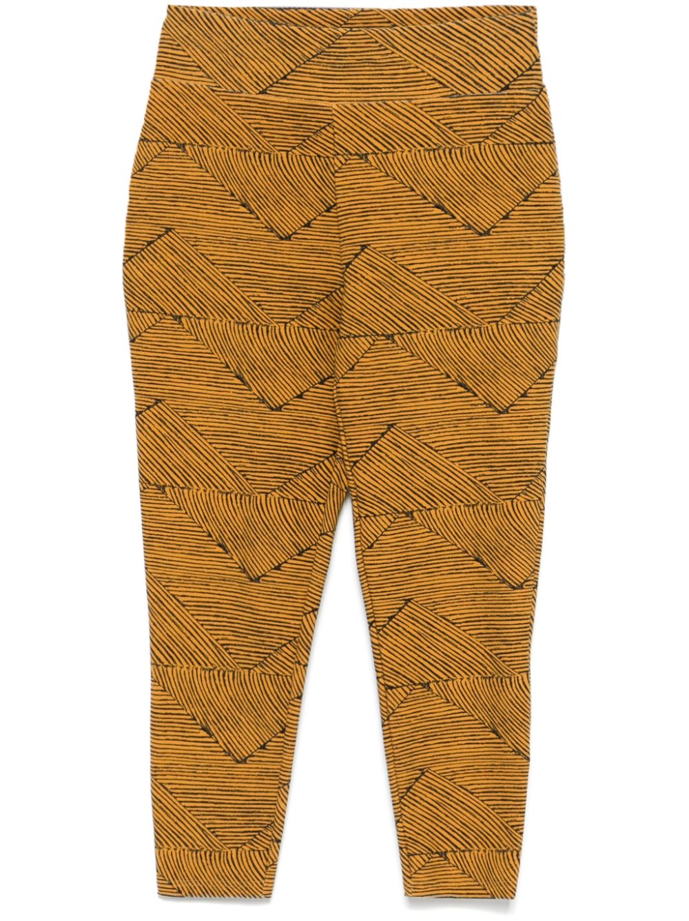 1980s capri leggings - Yellow