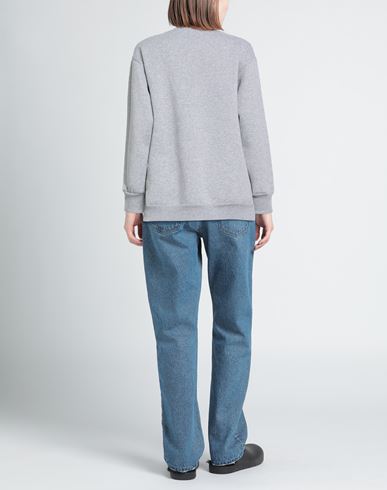 Woman Sweatshirt Grey Size ONESIZE Cotton, Polyester