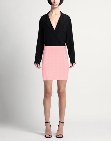 Woman Mini skirt Salmon pink Size 6 Viscose, Polyamide