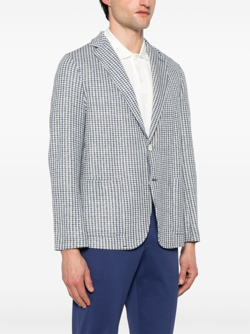 Checkered Blazer Jacket