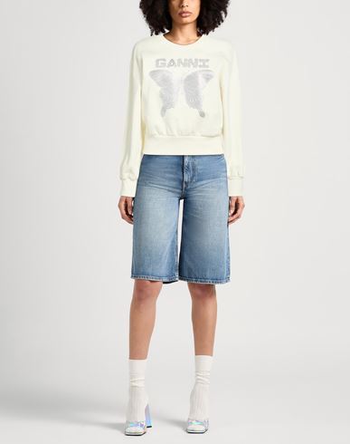 Woman Sweatshirt Cream Size M Organic cotton