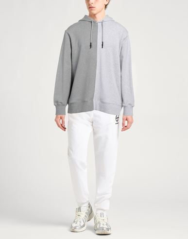Dondup Man Sweatshirt Light grey Size L Cotton, Elastane