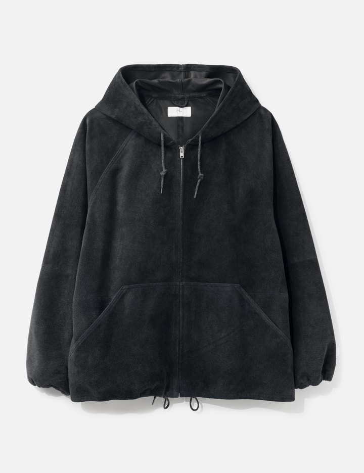 Goat Suede Hooded Jacket