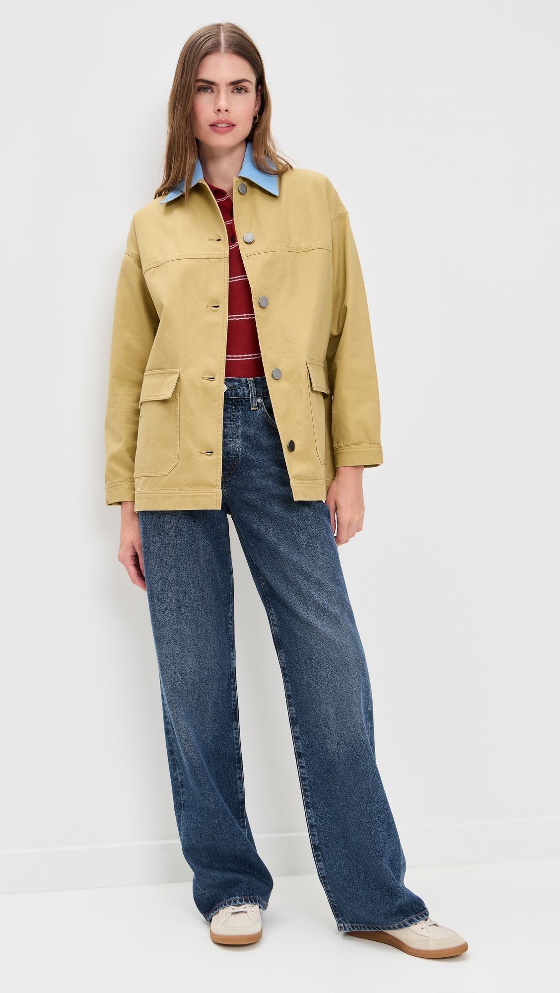 Dree Mid-Length Barn Jacket Mocha