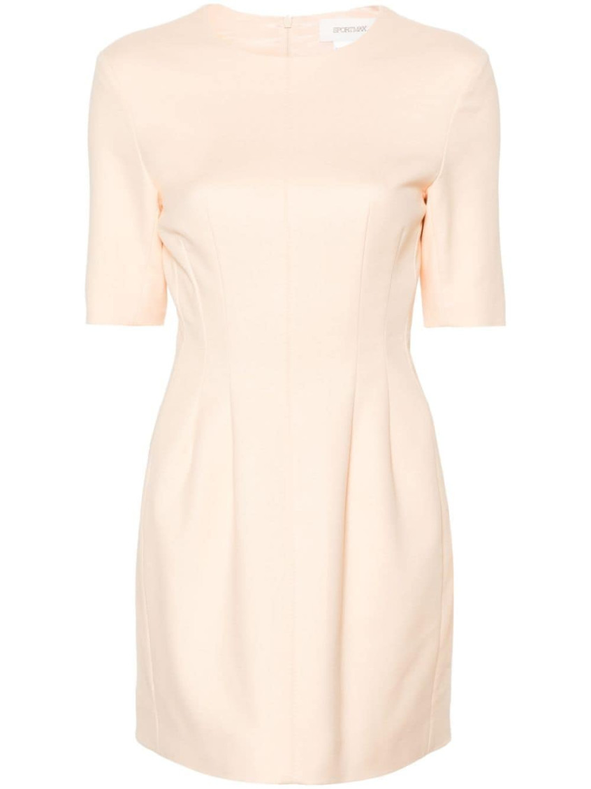 Crewneck Short-sleeved Dress