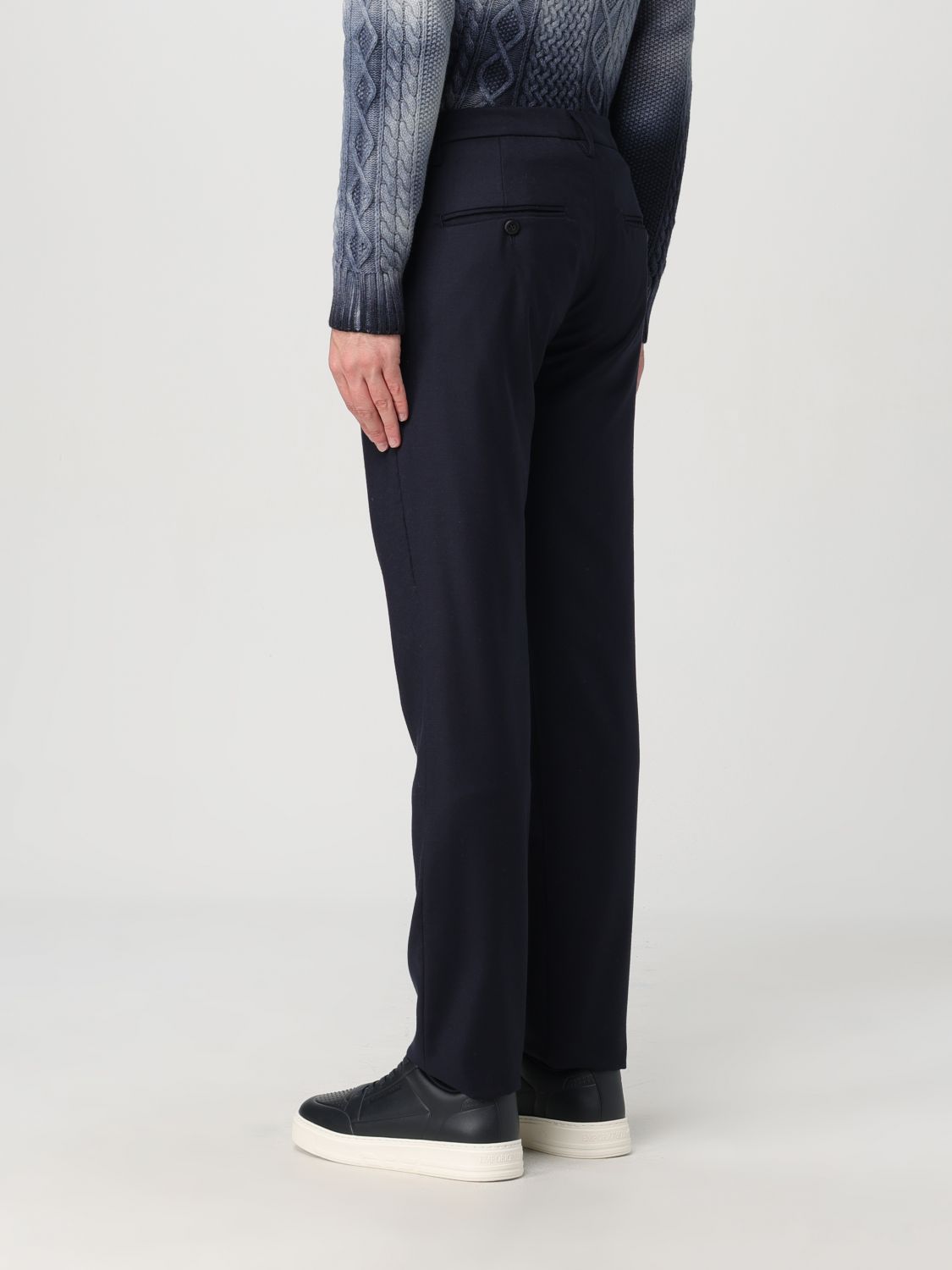 Pants Men color Blue