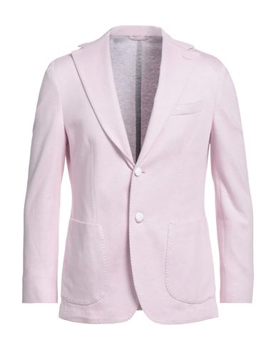 Man Blazer Pink Size 34 Cotton, Polyamide
