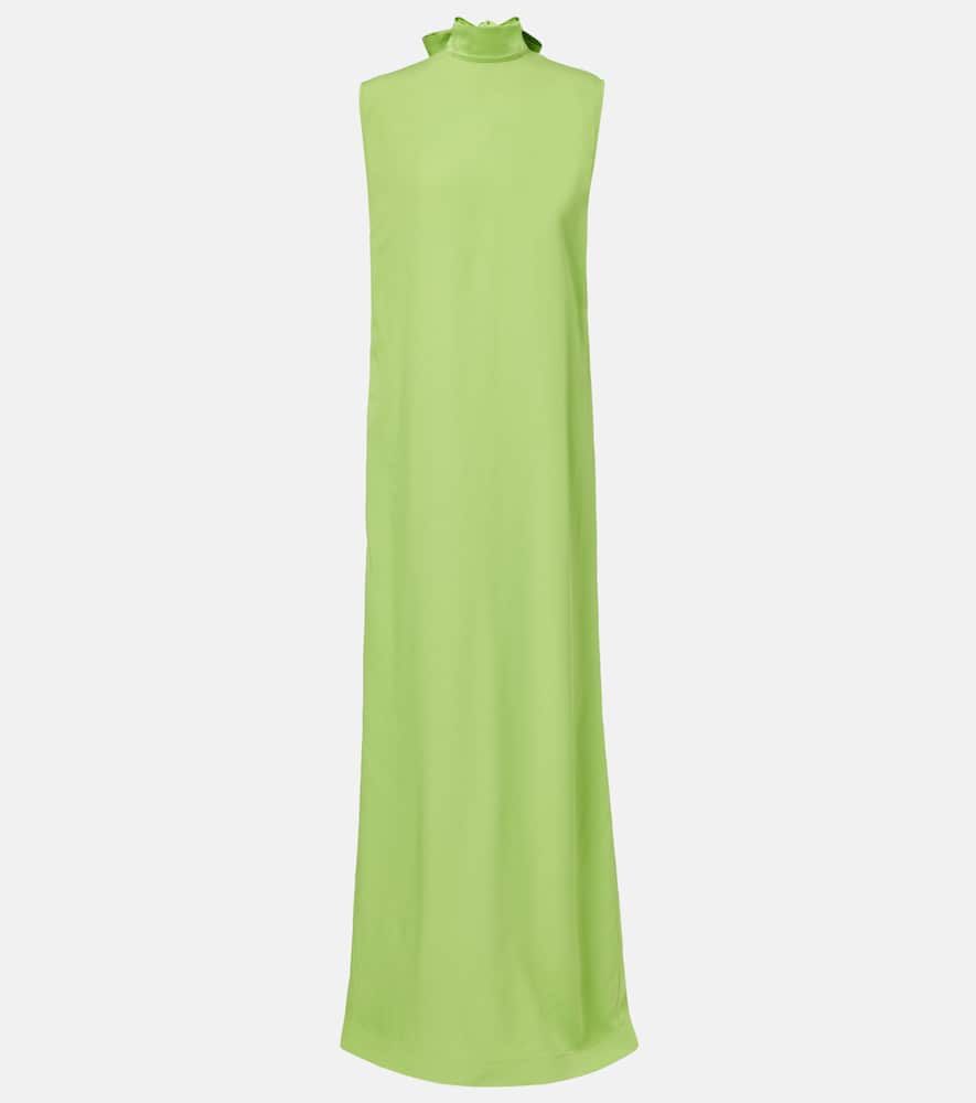 Miami crêpe cady maxi dress