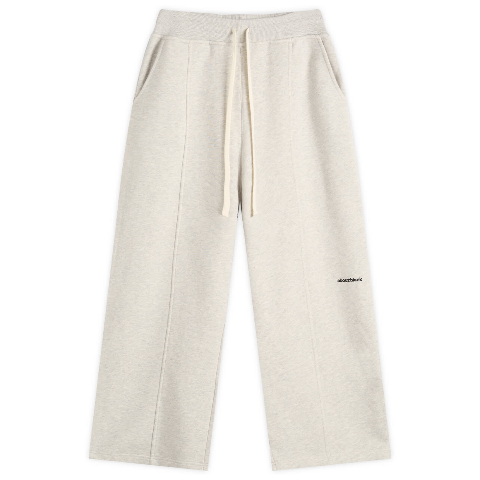 Men's Pleated Sweatpant in Grey Marl