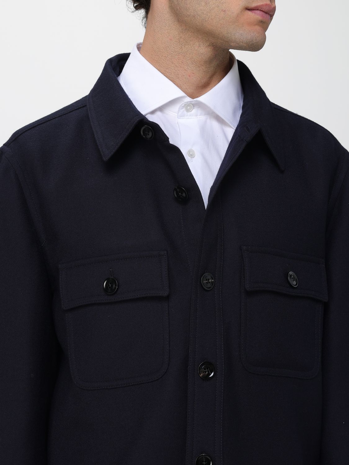 Blazer Men color Blue