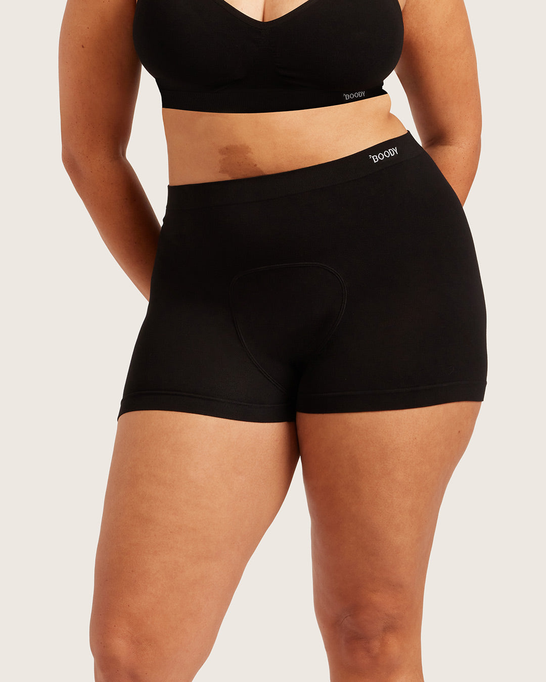 Period & Leak Proof - Undershorts 3" - Moderate - Black