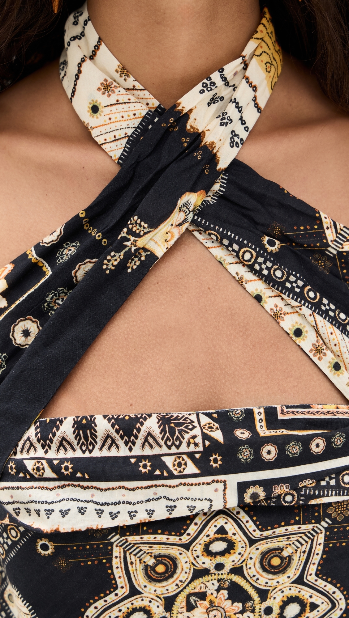 Isabel Marant Étoile Feyza Top Black / Ochre