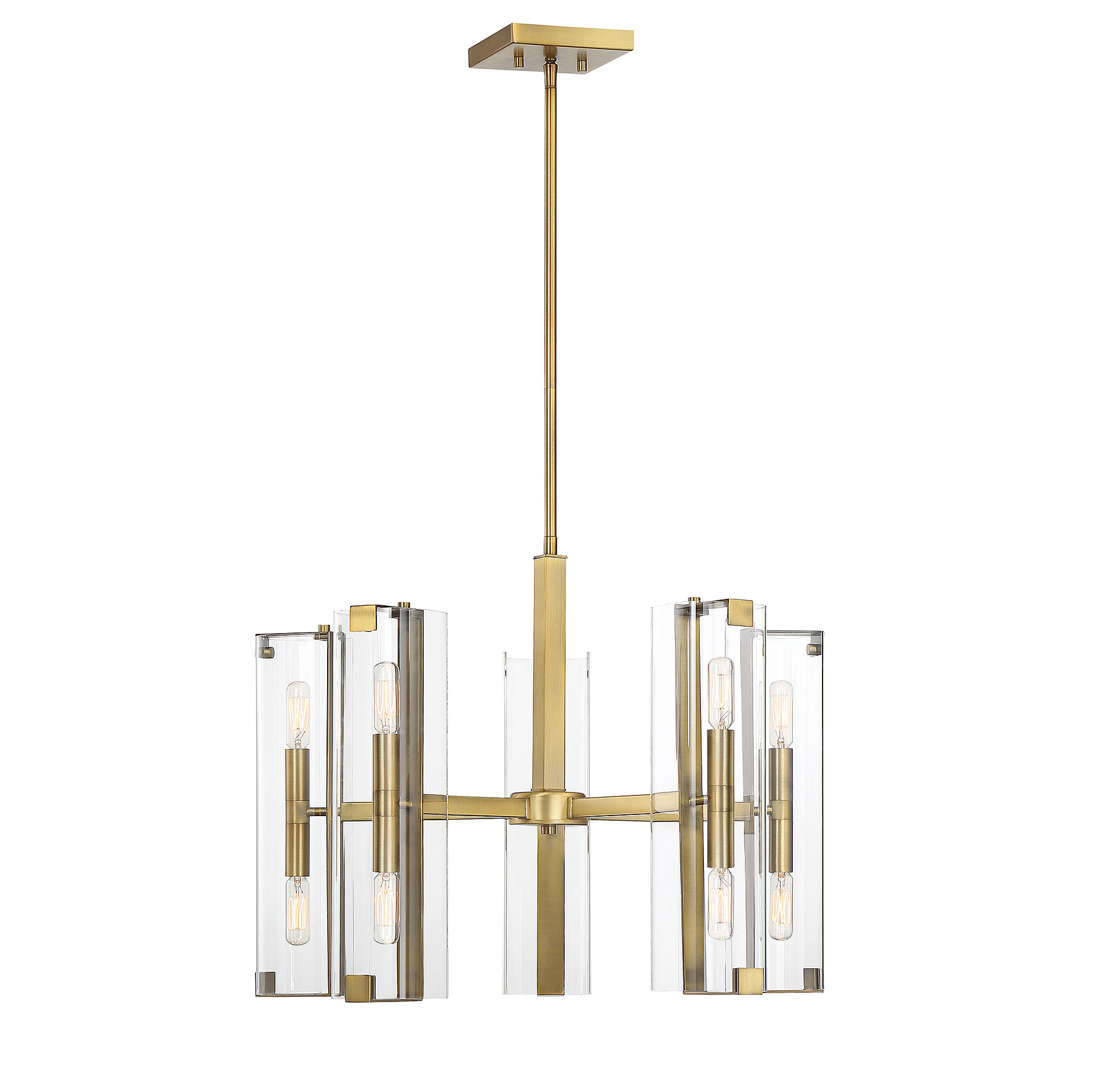 Savoy House Winfield 10-Light 25" Chandelier in Warm Bras