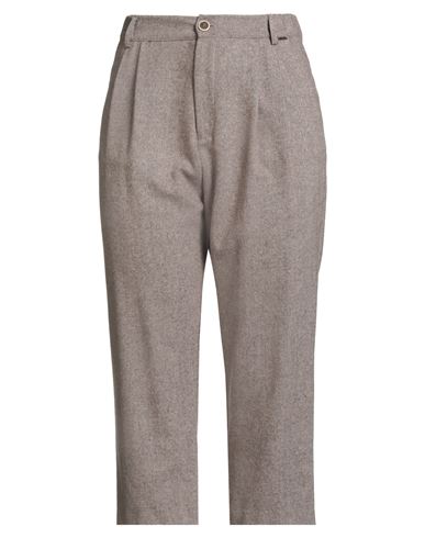 Woman Pants Light brown Size 6 Polyester, Polyamide, Elastane