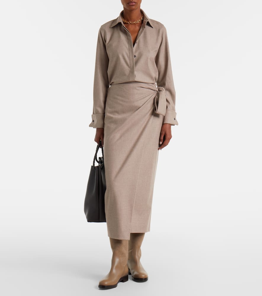 Tebaide cashmere-blend shirt