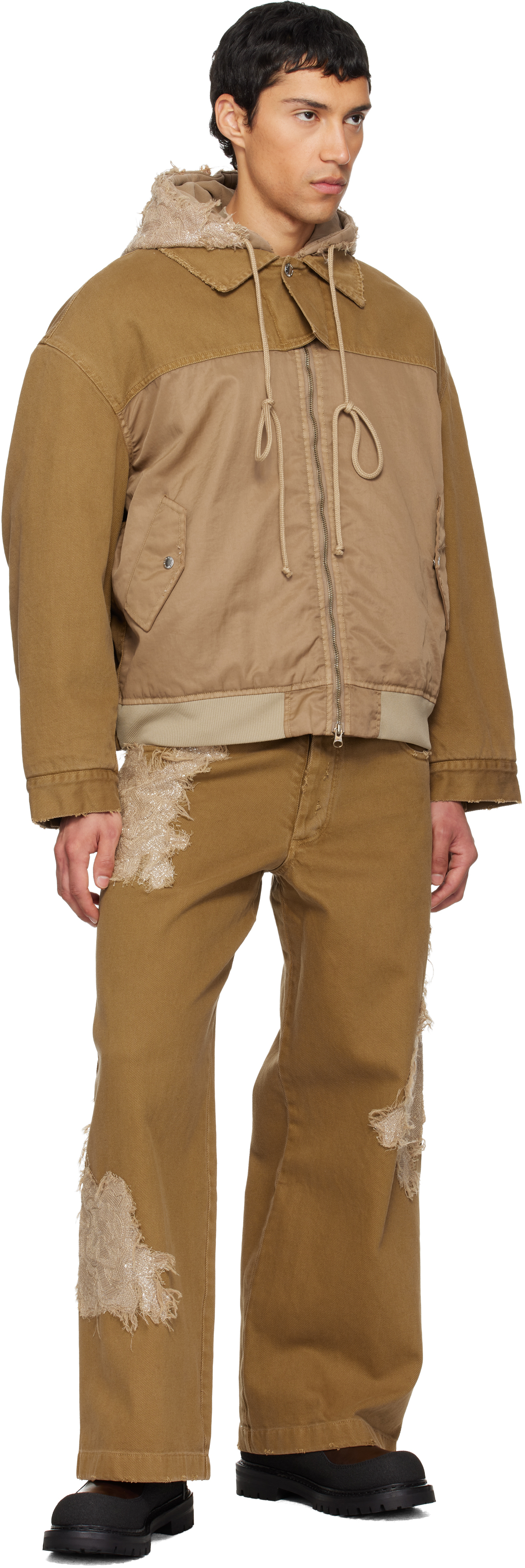 Khaki TKL Edition Faded Denim Jacket