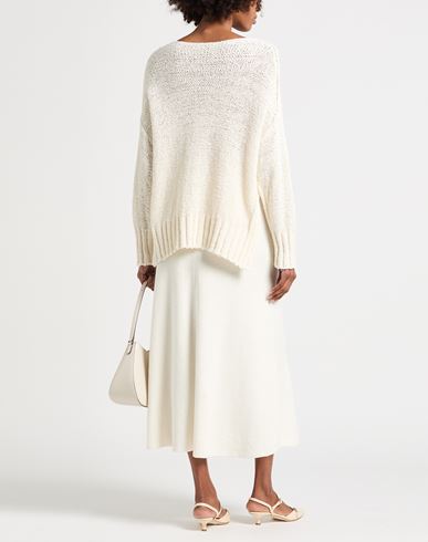 Woman Sweater Cream Size S Cotton, Recycled polyamide, Polyamide
