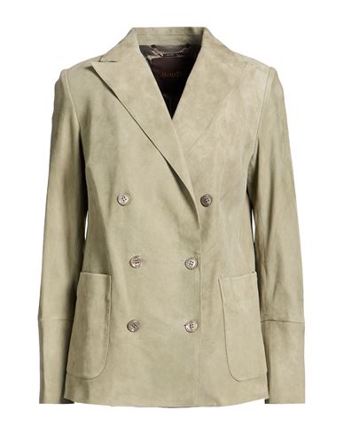 Woman Blazer Sage green Size 4 Leather