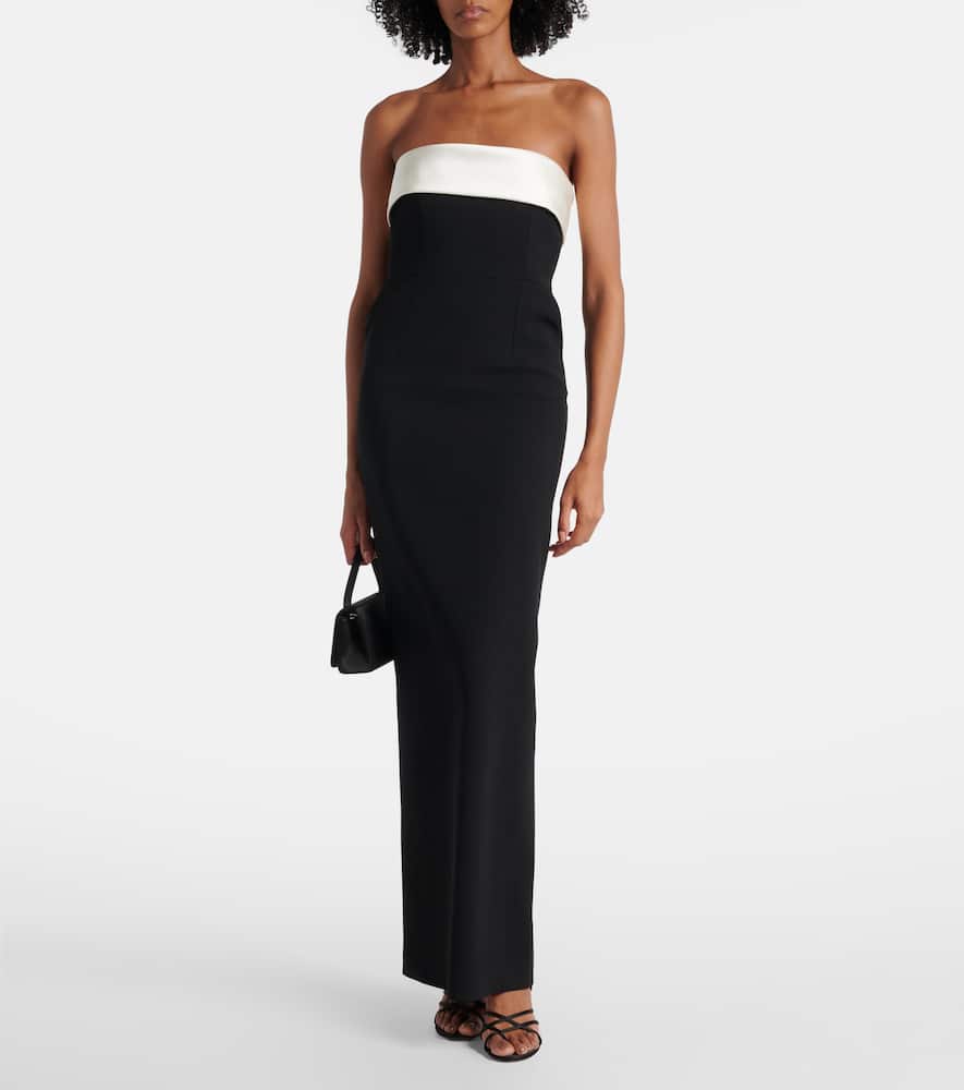 Rhea strapless gown