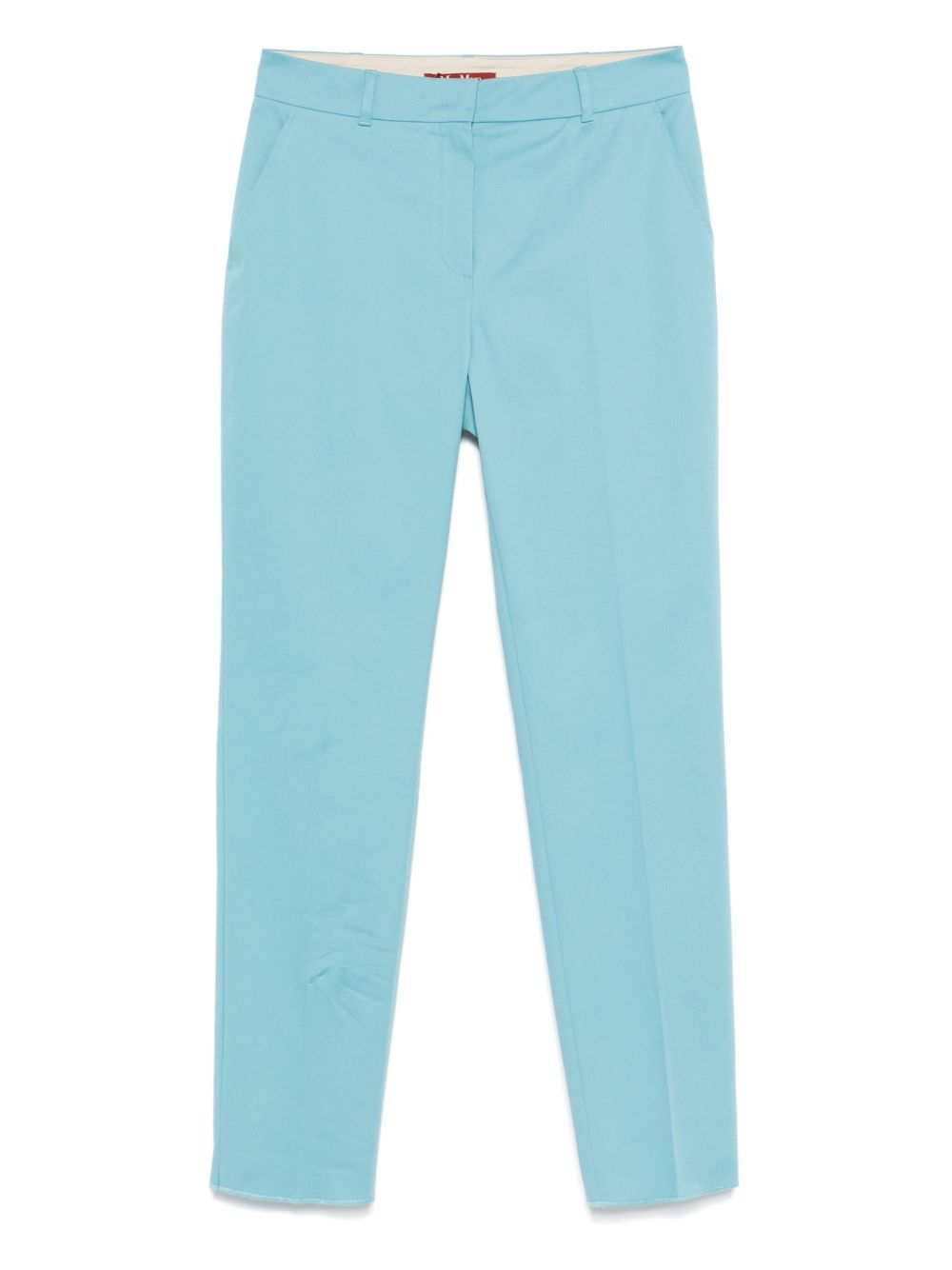 Stretch-cotton pants - Blue