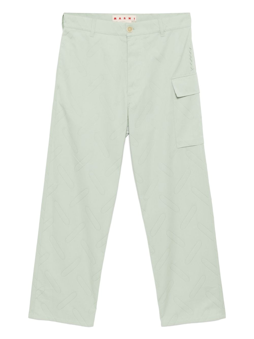Confetti cotton trousers - Green