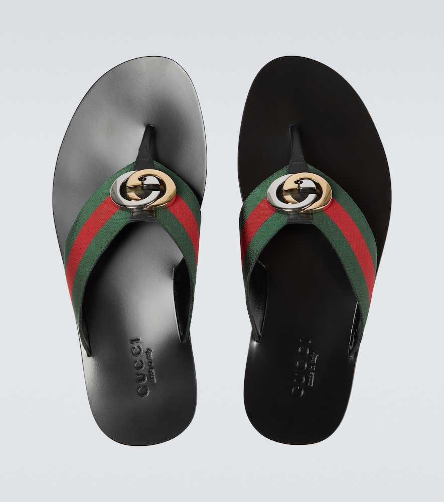 Interlocking G thong sandals