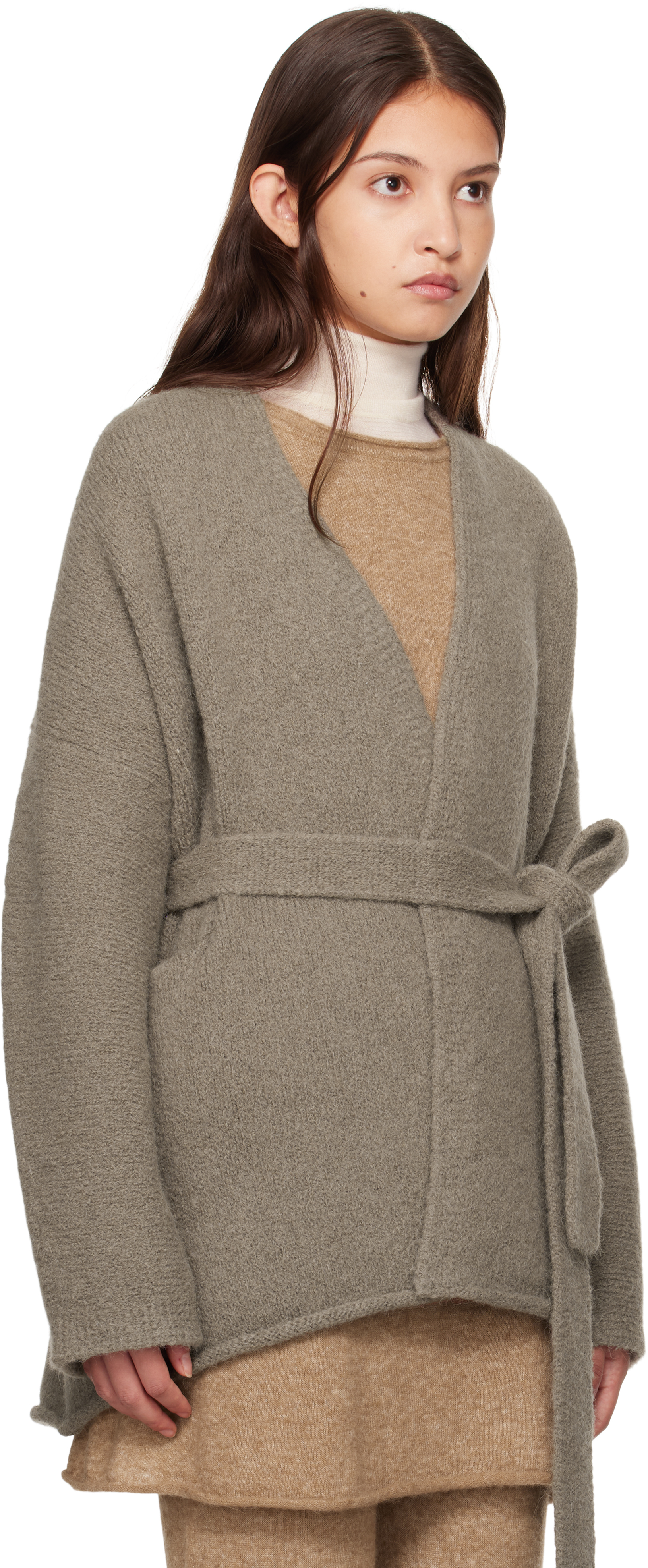 Lauren Manoogian Gray Coto Cardigan