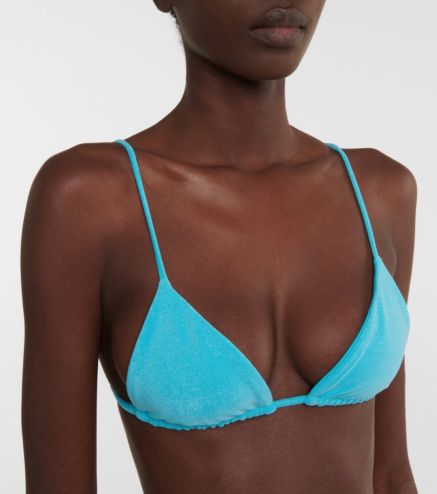 Exclusive to Mytheresa - Via terry triangle bikini top