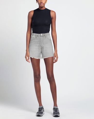 Haikure Woman Denim shorts Grey Size 25 Cotton