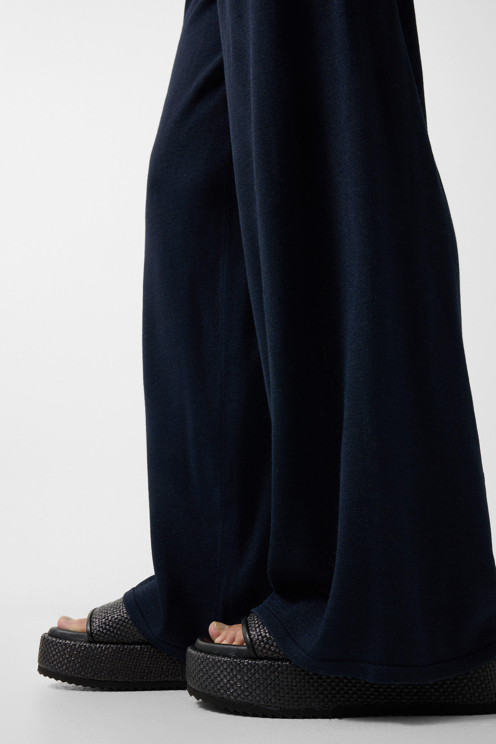 BOGNER Paula knitted trousers for women - Navy blue