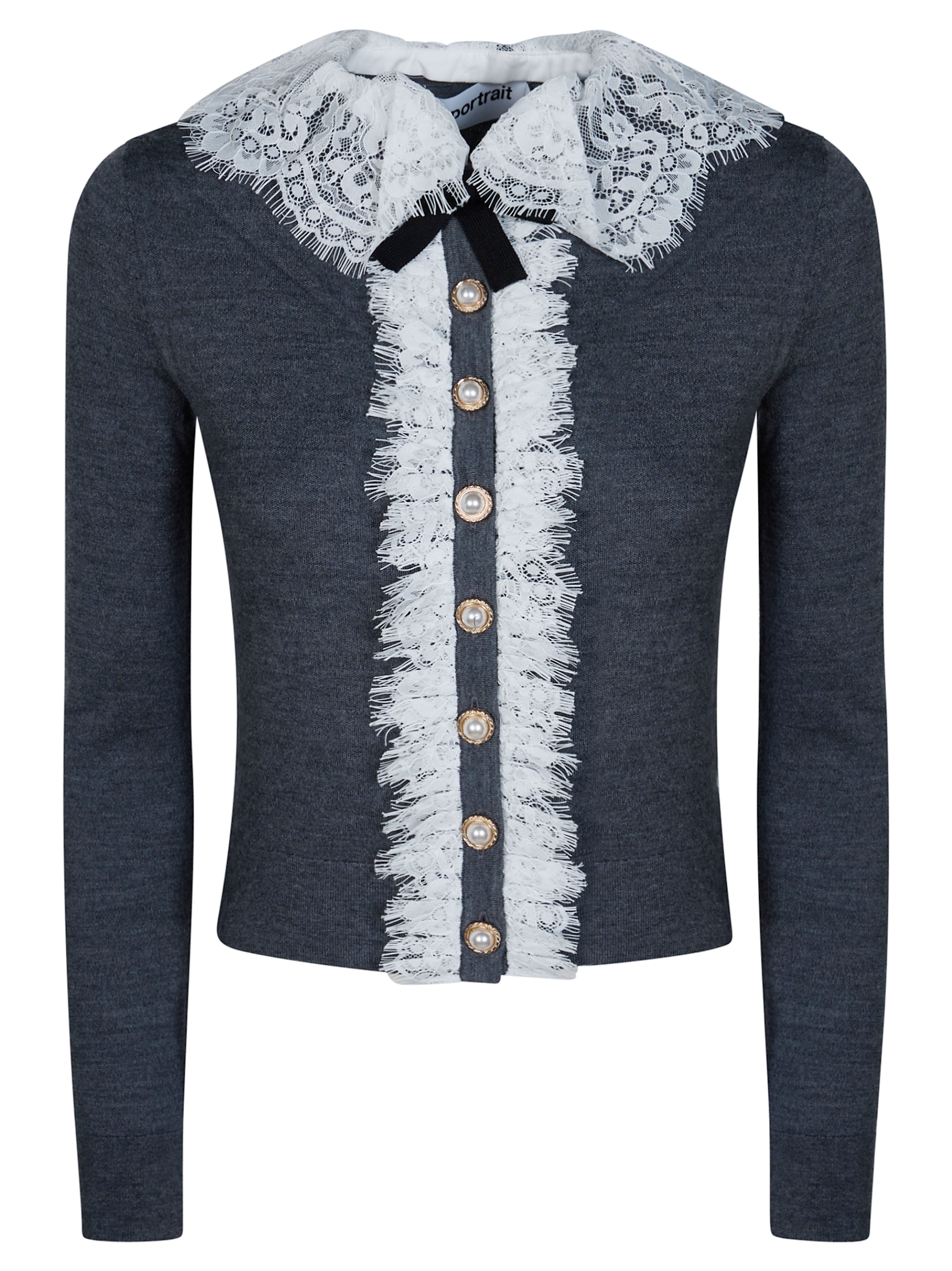 Chic Knit Cardigan with Statement Collar
